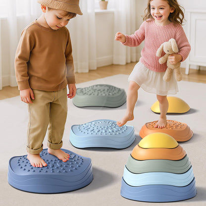 Lehoo Castle Balanciersteine Set für Kinder, rutschfest, 100 kg