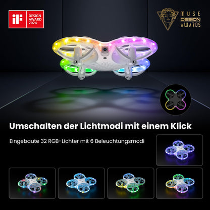 Ameta Morpho Kinderdrohne mit 1080P HD Kamera und FPV für Anfänger