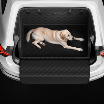 Pecute Kofferraumschutz Hund gesteppt – Seiten- und Ladekantenschutz SUV