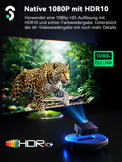 SOOMFON SK3 Smart Beamer - Full HD Projektor mit WiFi & Bluetooth