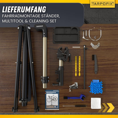 Tarpofix® Fahrrad Montageständer Profi/E-Bike – 50kg