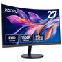 KOORUI Curved Gaming Monitor 27 Zoll FHD - Schwarz