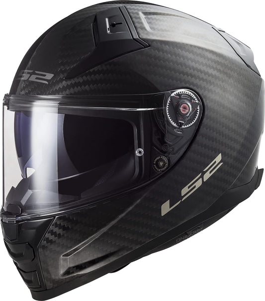 LS2 Vector II Integralhelm gloss Carbon - Grösse L