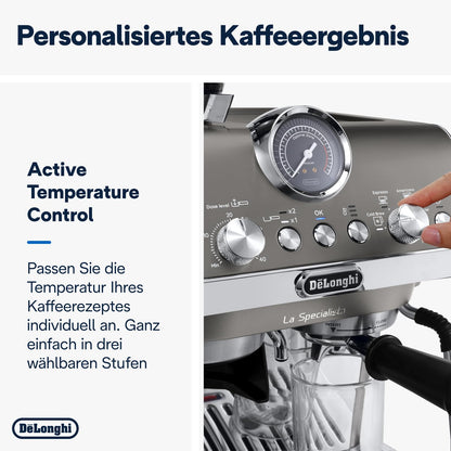 De'Longhi La Specialista Arte Evo Cold Brew EC9255T Siebträgermaschine Titan