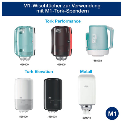 Tork 101221 Papierwischtücher – M1 Mini Mehrzweck Innenabrollung