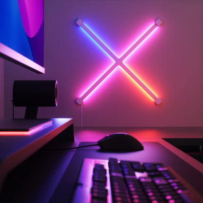 Nanoleaf Lines 90 Grad Squared Starter Kit - 4 Lichtleisten