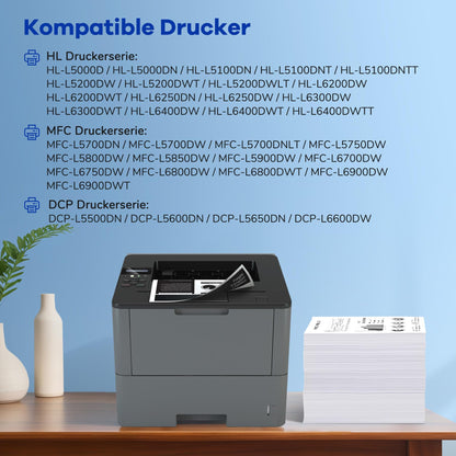 7MAGIC TN3480 TN3430 Toner kompatibel für Brother, 2x Schwarz