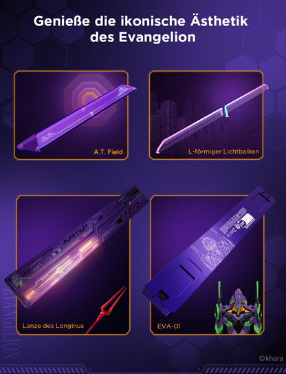 Govee EVANGELION Glide Gaming LED Wandleuchte – 6 Stäbe + 2 Ecken