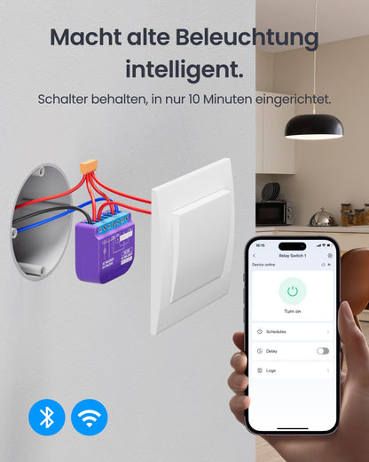 SwitchBot Wlan Schalter 1 Schaltmodul – 4er-Pack
