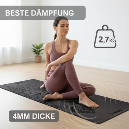 Yosana Naturkautschuk ULTRA GRIP Yogamatte 68cm 4mm