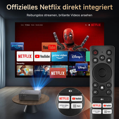 KOGATA 4K Smart Beamer – Heimkino Projektor mit Netflix