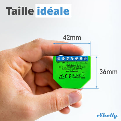 Shelly Dimmer 2 Intelligenter Wlan Dimmer Modul – 4 Stück