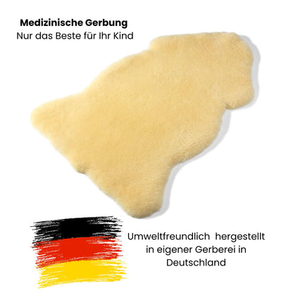 Hofbrucker Baby-Lammfell Naturform Premium – Medizinisch Waschbar