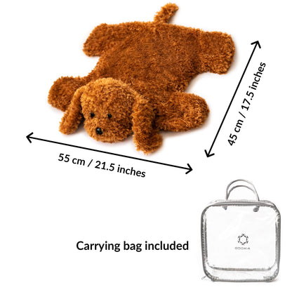 ODOXIA Gewichtskuscheltier für Kinder, 2,3 kg, 55 x 45 cm