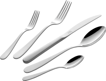 ZWILLING Greenwich Besteck Set, 68-teilig, matt silberfarben, zum Speisen für 12 Personen.