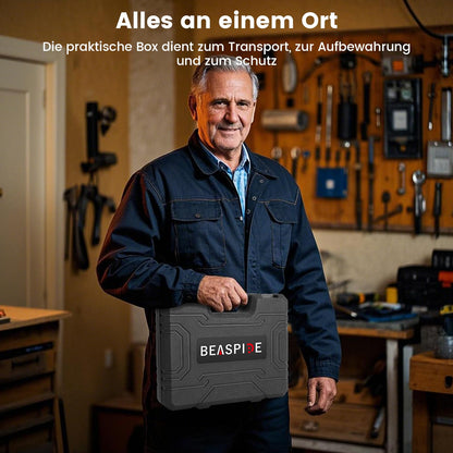 Beaspire 2-in-1 Nietaufsatz & Nietmutternzange für Akkuschrauber