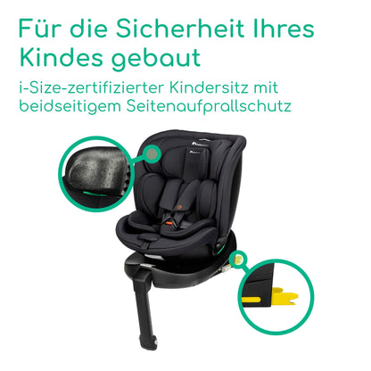 Bebeconfort RevolveFix Plus 360 i-Size Autositz – Full Black
