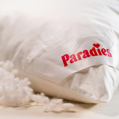 PARADIES Softy Top Bio Kopfkissen 80x80 2er Set mittelfest vegan