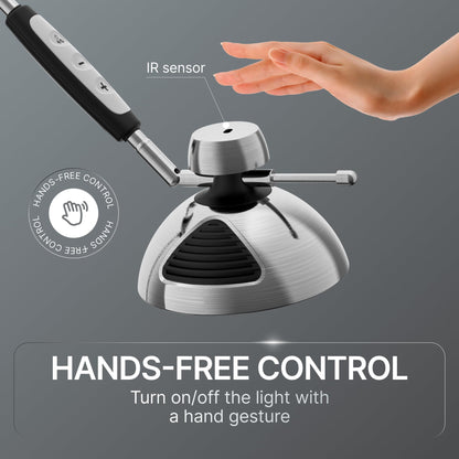 OTUS Schreibtischlampe LED dimmbar – Gestensteuerung, retro Flexarm