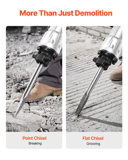 VEVOR Abbruchhammer Betonbrecher Stemmhammer 3500W 60J