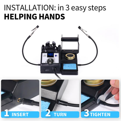 YIHUA 926LED-IV Digitale Lötstation – 60W Komplett Set