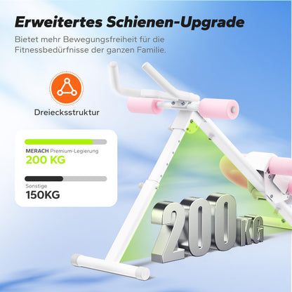MERACH Bauchtrainer für Zuhause – Multifunktional mit LCD-Monitor