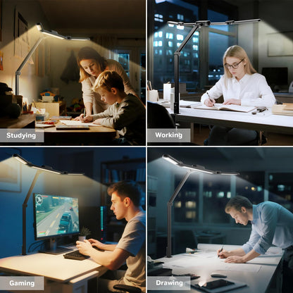 Honeywell HJ3 Architekt LED Schreibtischlampe – mit Klemme, Dimmbar