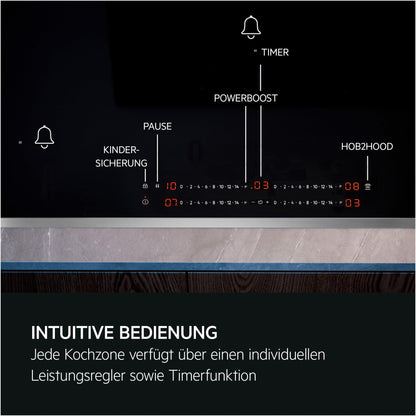 AEG Induktionskochfeld autark TO64IA0AXB 60 cm, 4 Flex-Kochzonen