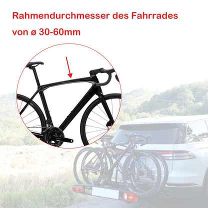 Universal Rahmenhalter Fahrradhalterung – 3er-Set, abschliessbar, 25/32/45cm