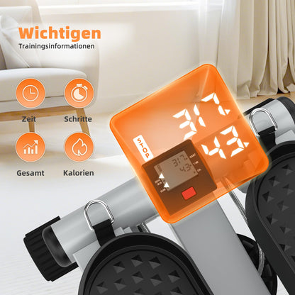 Niceday Mini Stepper – 2-in-1 Hometrainer mit Power Ropes