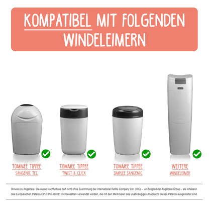 olalao Windeleimer-Nachfüllfolie – 16er-Pack Tommee Tippee