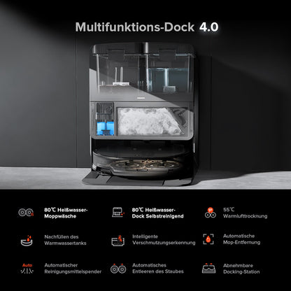 roborock Saros 10R Saugroboter mit Wischfunktion - Ultra Slim