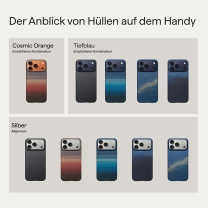 pitaka iPhone 17 Pro Hülle aus Aramidfaser, MagSafe, Sonnenuntergang