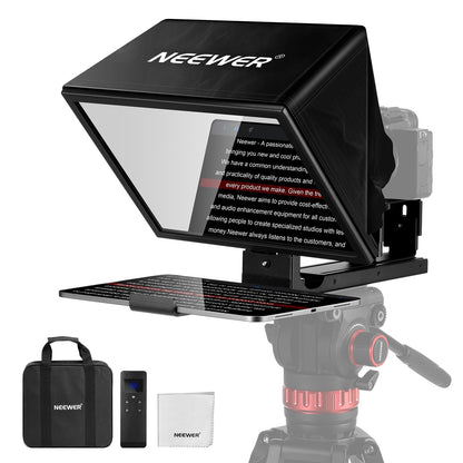 NEEWER BASICS X12B Alu Teleprompter 12 Zoll für DSLR & Tablets