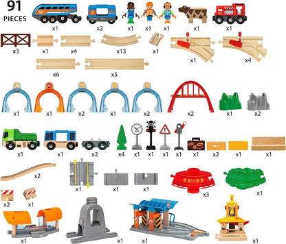 BRIO World 33977 Smart Tech Sound Deluxe Eisenbahn Set