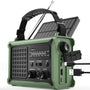 ROCAM CR1030 Kurbelradio, Notfallradio mit Solar und AM/FM-Empfang