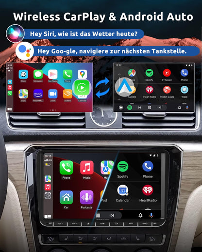 Essgoo Android 14 Autoradio 9 Zoll VW Golf 5/6 - Carplay 4+64G