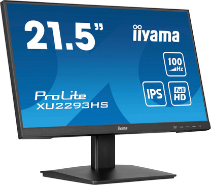 iiyama Prolite XU2293HS-B6 IPS Monitor 21,5" Full-HD 100Hz Schwarz