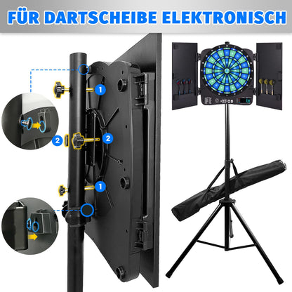 Turnart Dartständer Heavy – höhenverstellbar 106-200 cm