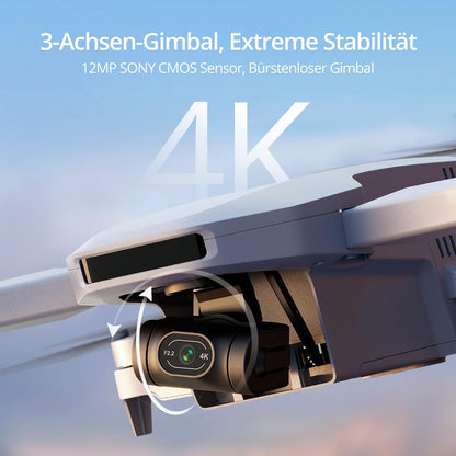 Potensic ATOM 4K GPS Drohne mit 3-Achsen-Gimbal, 96 Min. Flugzeit