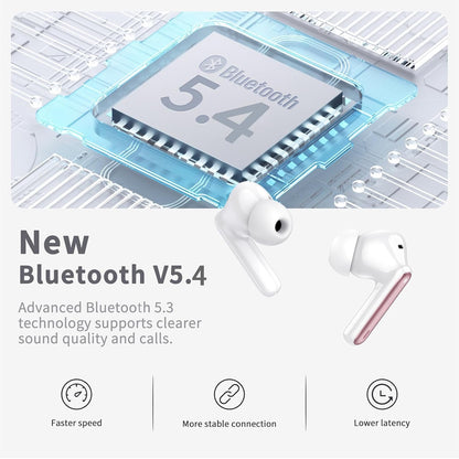 xinwld A97 Pro In-Ear Bluetooth Kopfhörer mit LED-Anzeige, Roségold