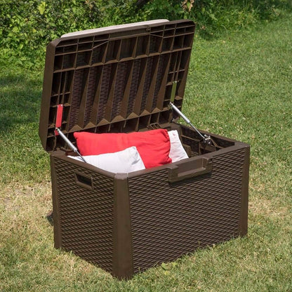 TOOMAX Kissen Compact Box Santorini Plus – braun 73x50.5x49.5 cm