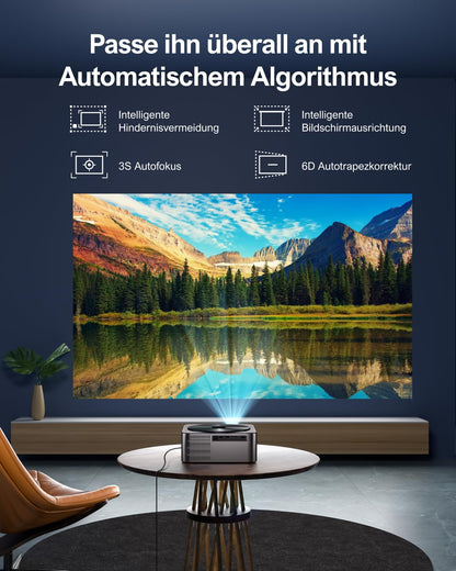 Ultimea Beamer Full HD 1080P Native - Autofokus 5G WiFi