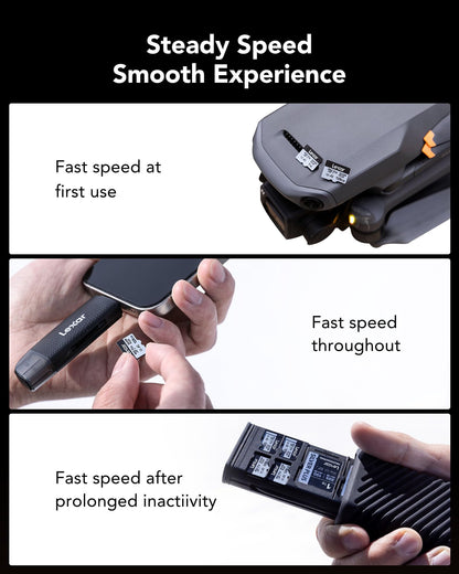 Lexar Silver Plus Micro SD Speicherkarte 512GB - UHS-I A2