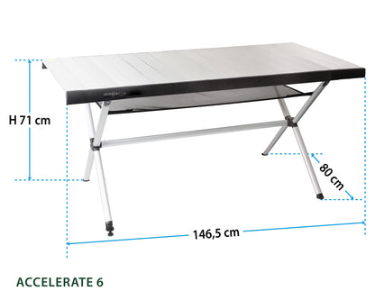 BRUNNER Accelerate Rolltisch, klappbar – Modell 0406092N
