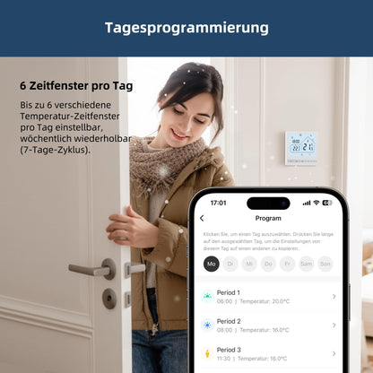 Beok TOL47WIFI Smart WiFi Heizthermostat - 2er-Pack