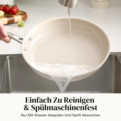 Redchef Pfannenset Keramik Induktion Antihaft 6-tlg. - Beige