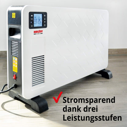Hecht Elektroheizung – Neu, Fernbedienung, 3 Stufen, Thermostat