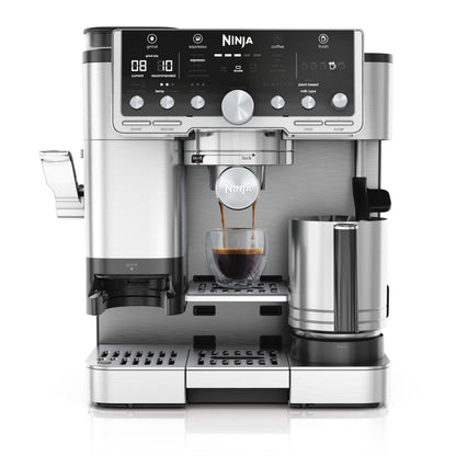 Ninja Luxe Pro 3-in-1 Kaffeemaschine mit Mahlwerk - Silber ES701EU