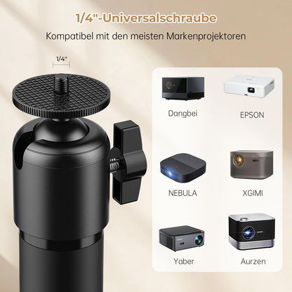 POLESTO Beamerständer höhenverstellbar Metall 50-125cm